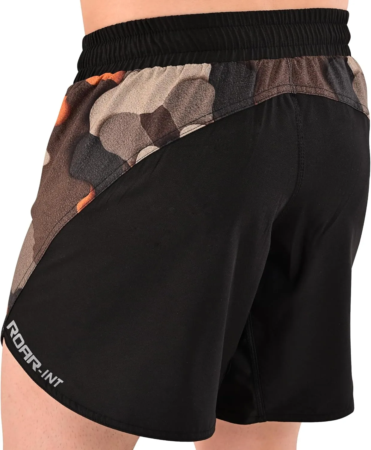ROAR-INT BJJ Shorts Grappling Kickboxing Muay Thai Boxing Shorts MMA Fight Shorts for Men