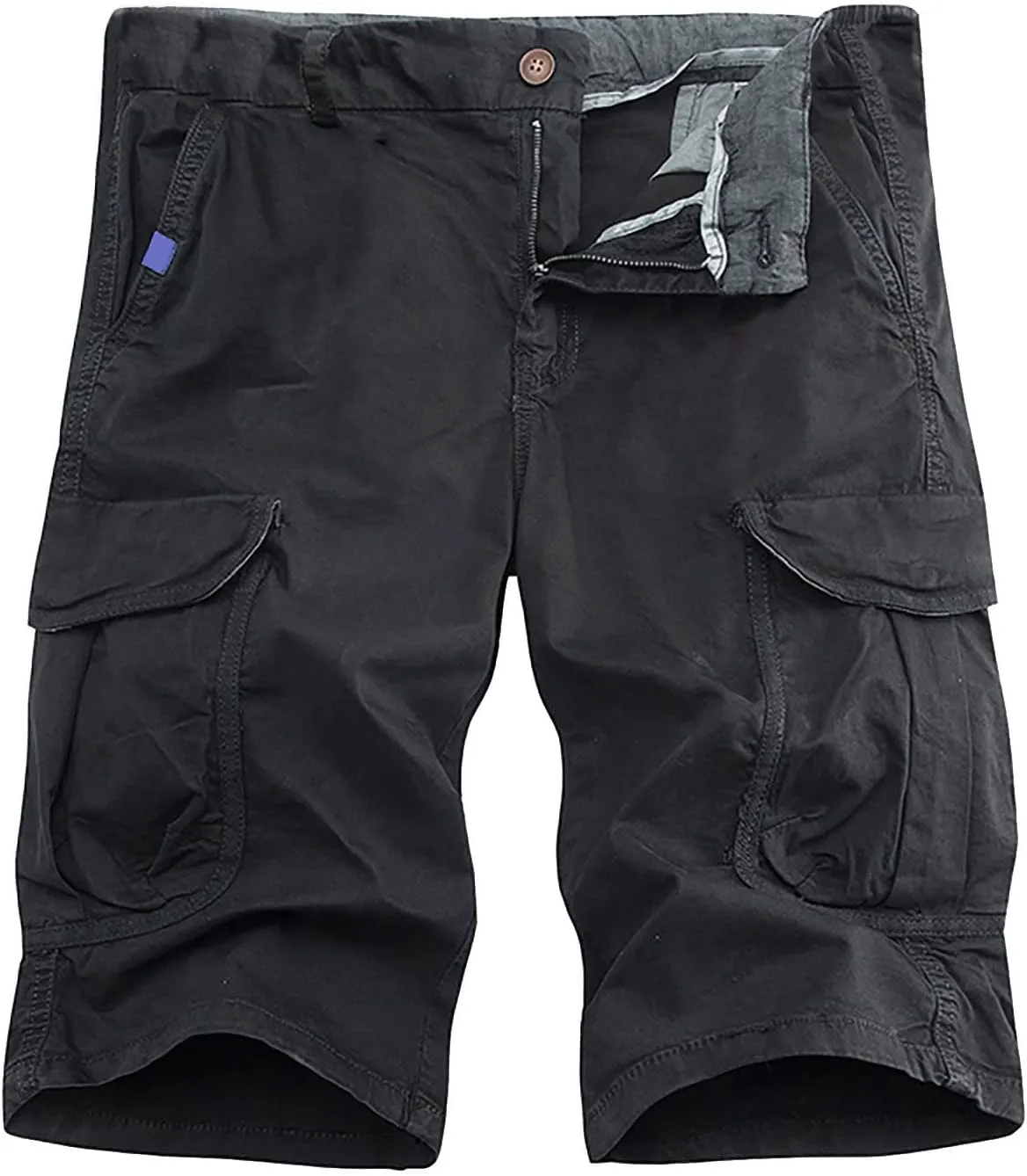 Shorts Men Cargo Elastic Waist Cargo Shorts Classic Outdoor Hiking Tactical Pants Casual Sweat Shorts Multi Pockets