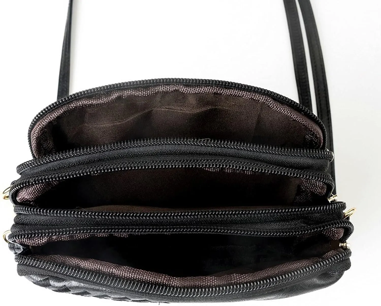 Shoulder Handbags Fashion Women's Bag Functional Pocket Zipper Embroidered Women's Messenger Bags Shoulder Bag