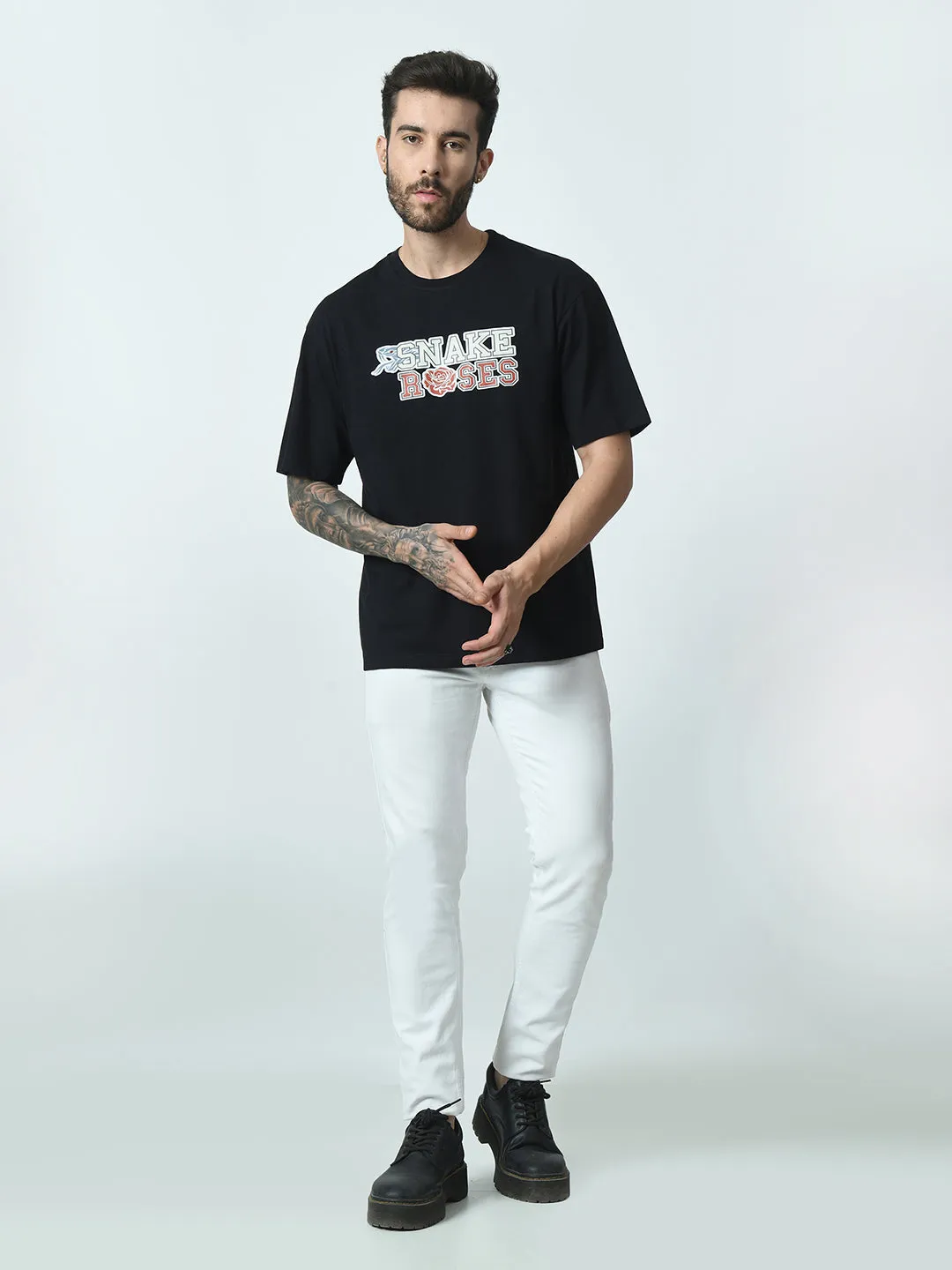 Snake Boss Printed Oversized T-shirt