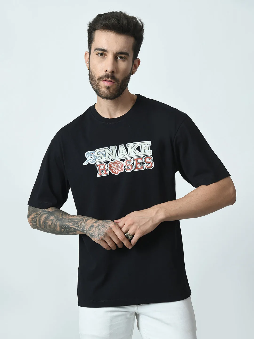 Snake Boss Printed Oversized T-shirt