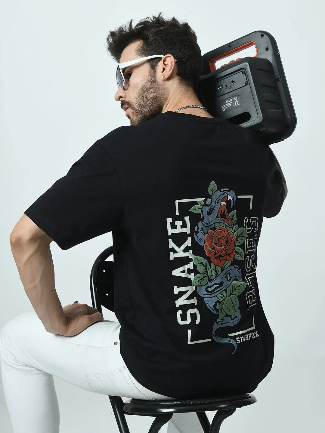 Snake Boss Printed Oversized T-shirt