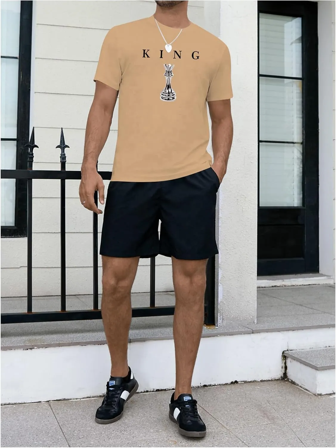SOLY HUX Men's Graphic Tees Crew Neck T Shirts Short Sleeve T-Shirts Casual Summer Streetwear