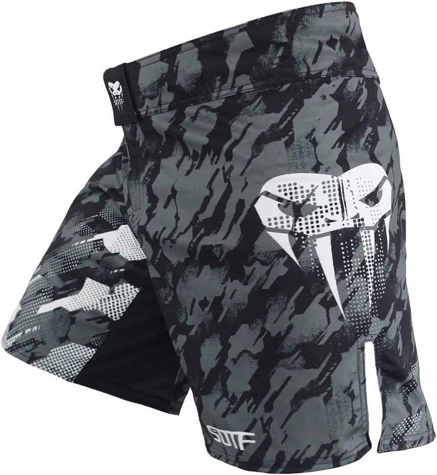 SOTF Boxing Shorts for Men Training Fight Shorts Men MMA BJJ Shorts No Gi