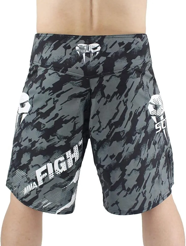 SOTF Boxing Shorts for Men Training Fight Shorts Men MMA BJJ Shorts No Gi