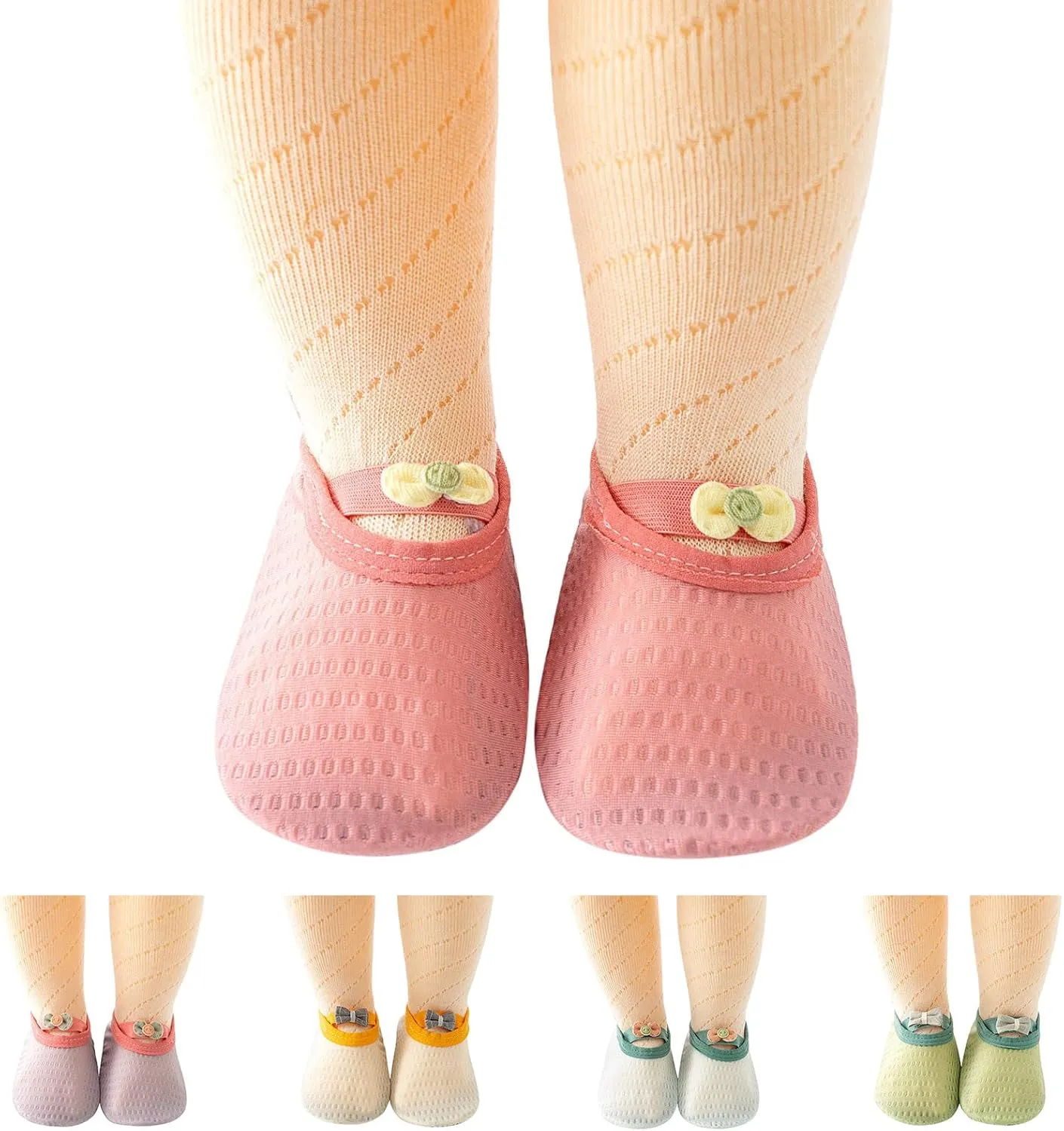 Spring and Summer Children Infant Toddler Shoes Boys and Girls Lightweight Mesh Breathable Comfortable Cute Bow Solid Color Boys Shoes Size 4