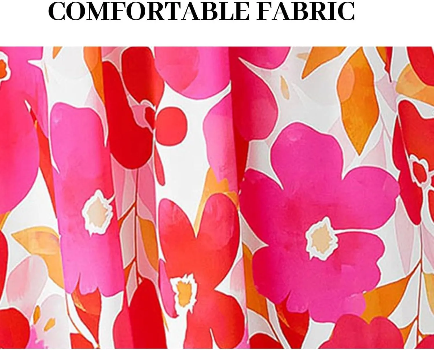 Summer Sun Dresses for Women 2025 Tie Shoulder Floral Maxi Dress A Line Ruffle Smocked Empire Waist Dress with Pocket