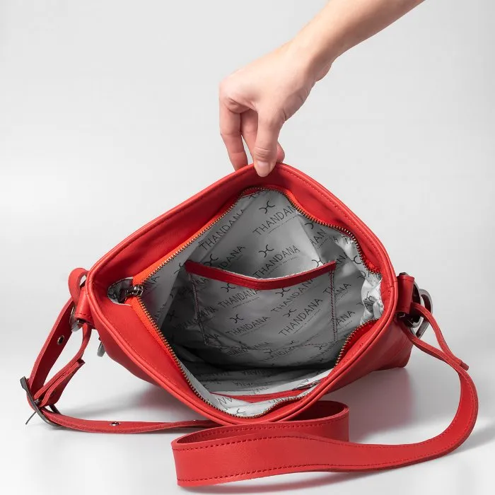 Thandana Messenger Leather Handbag