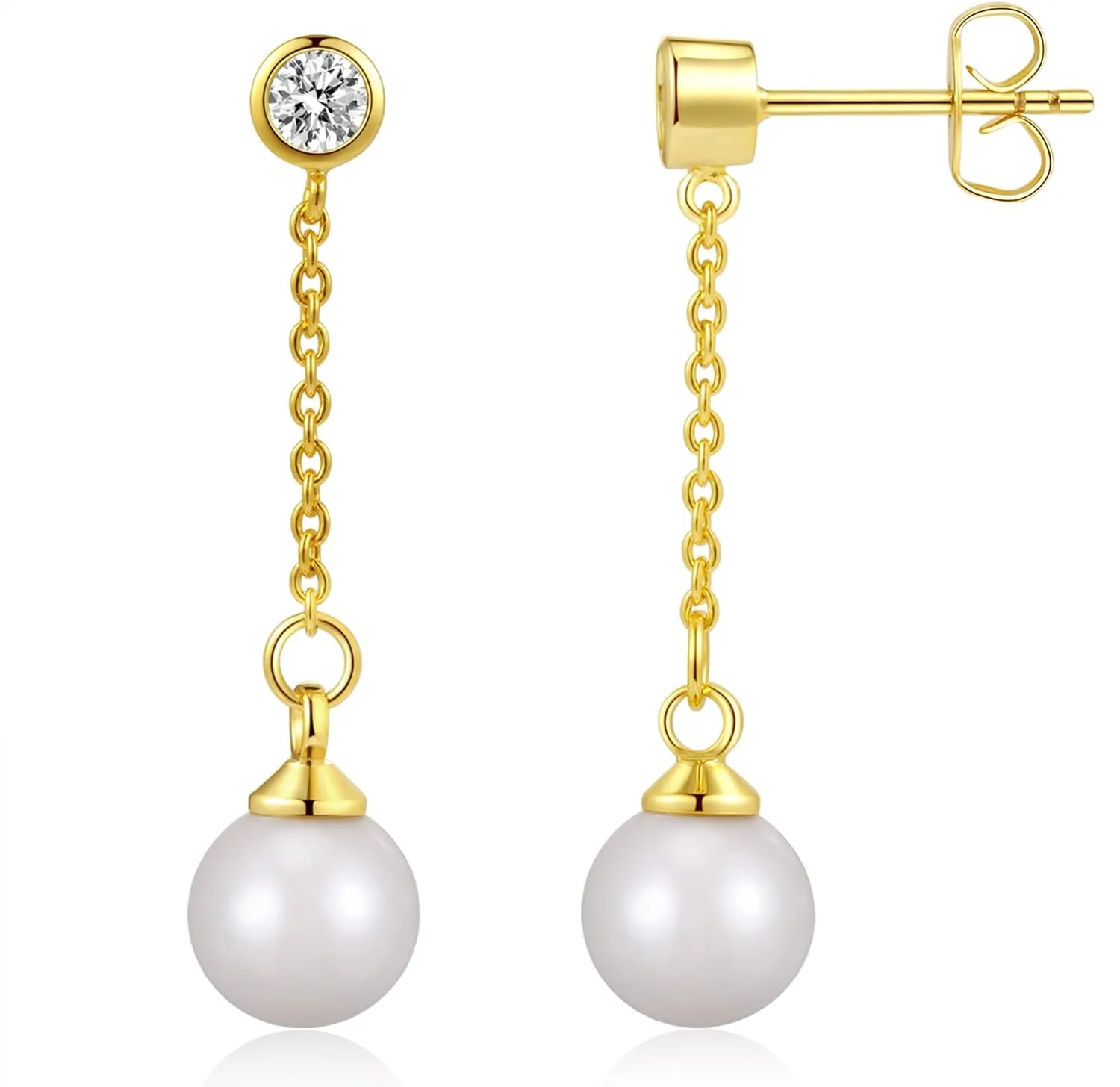 ToHeart Gold Stud earrings Women Hypoallergenic