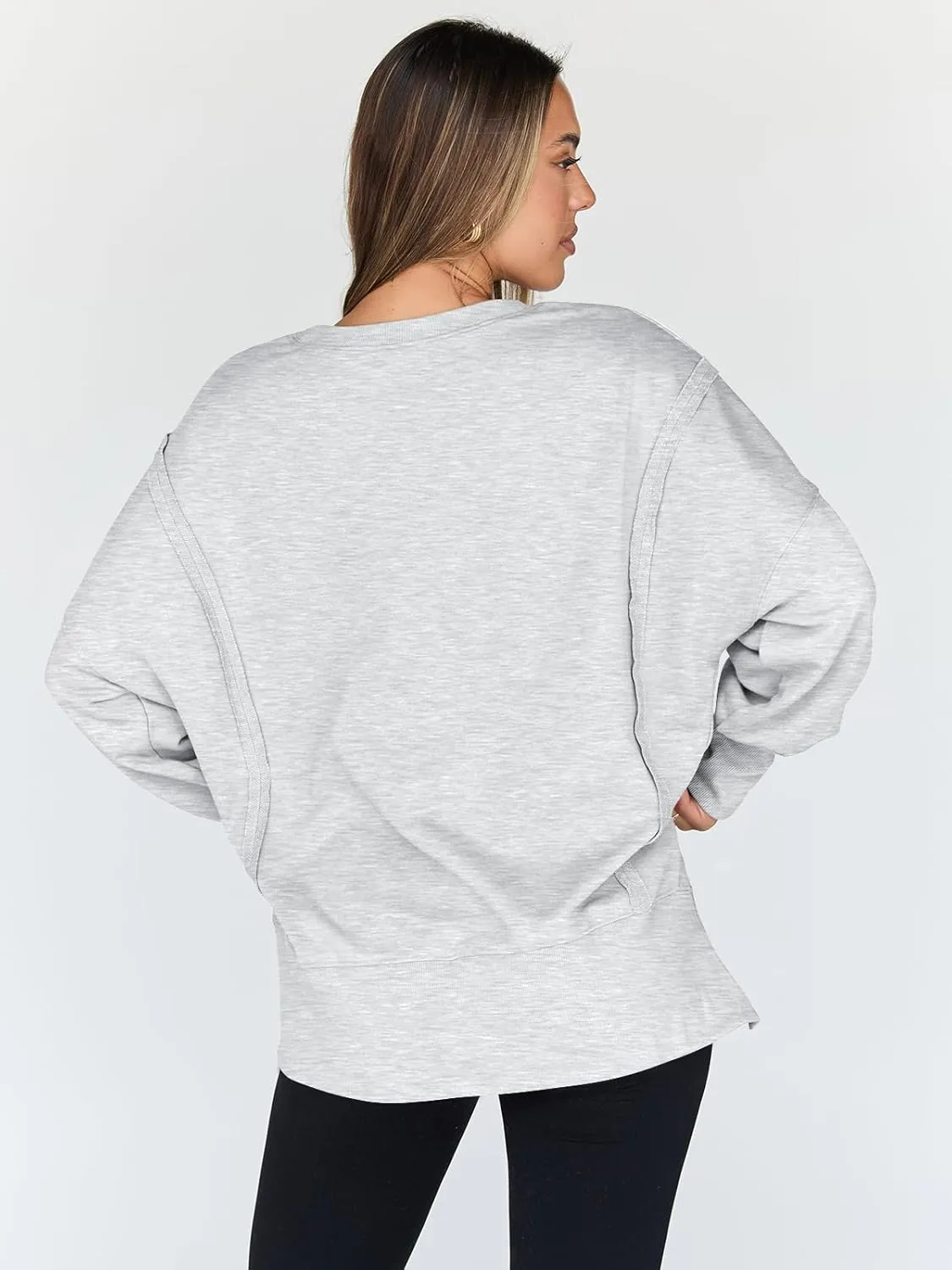 Trendy Queen Womens Oversized Sweatshirts Hoodies Crewneck Shirts Fall Outfits Teen Girls Y2k Winter Clothes