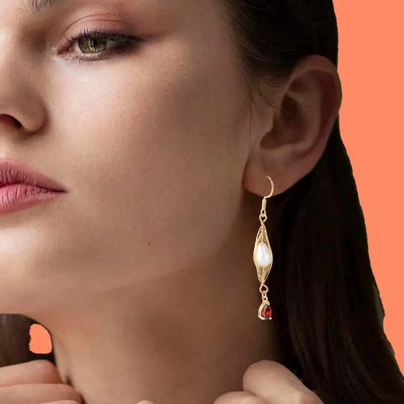 Two Tone Small Hoop Huggie Earrings, Gold&Sliver Earrings|Sun Hoop Earrings|Star Cross Dangle with CZ|Square Shell Drop Stud Earrings|14K&18K Gold-Plated Earrings Jewelry Women Birthday Gifts