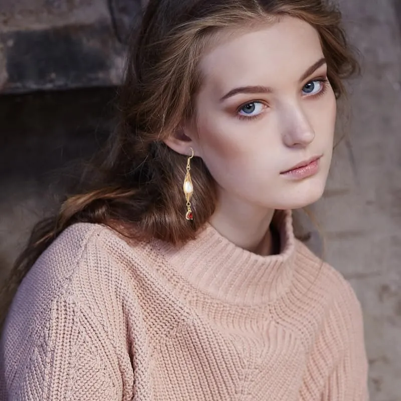 Two Tone Small Hoop Huggie Earrings, Gold&Sliver Earrings|Sun Hoop Earrings|Star Cross Dangle with CZ|Square Shell Drop Stud Earrings|14K&18K Gold-Plated Earrings Jewelry Women Birthday Gifts