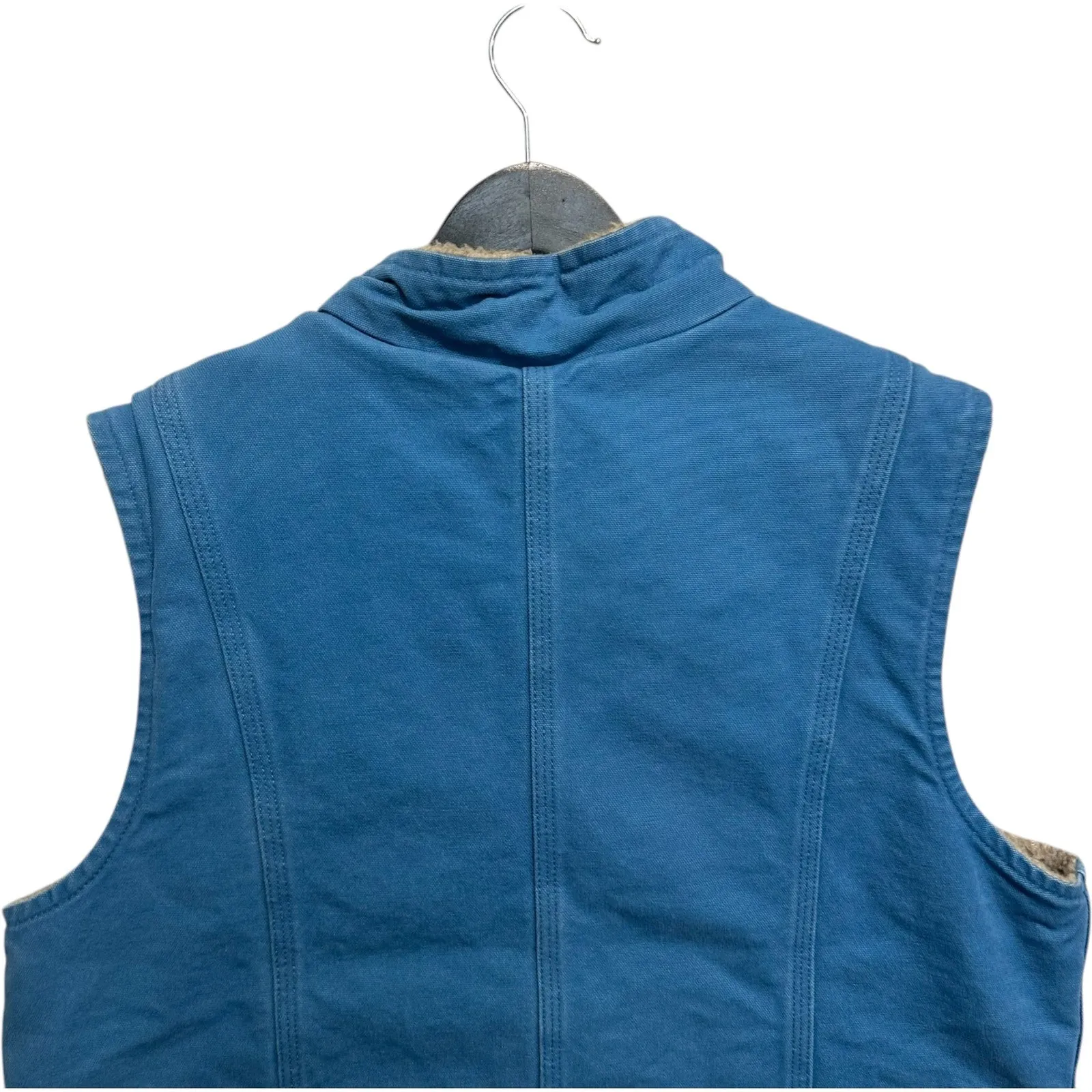 Vintage Youth Carhartt Denim Full Zip Lined Vest
