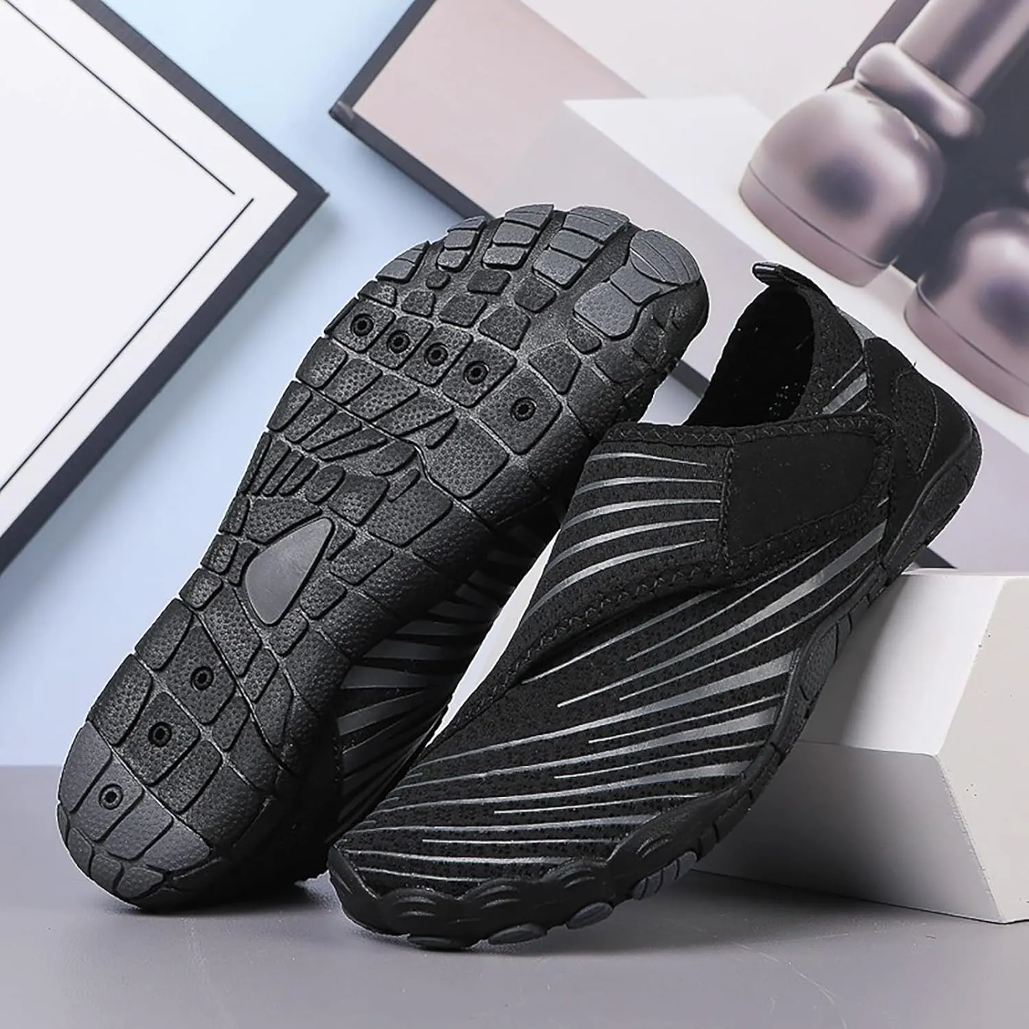 Water Shoes for Men and Women Swim Beach Barefoot Shoes Quick Drying Outdoor Wading Shoe for Pool Diving Boating