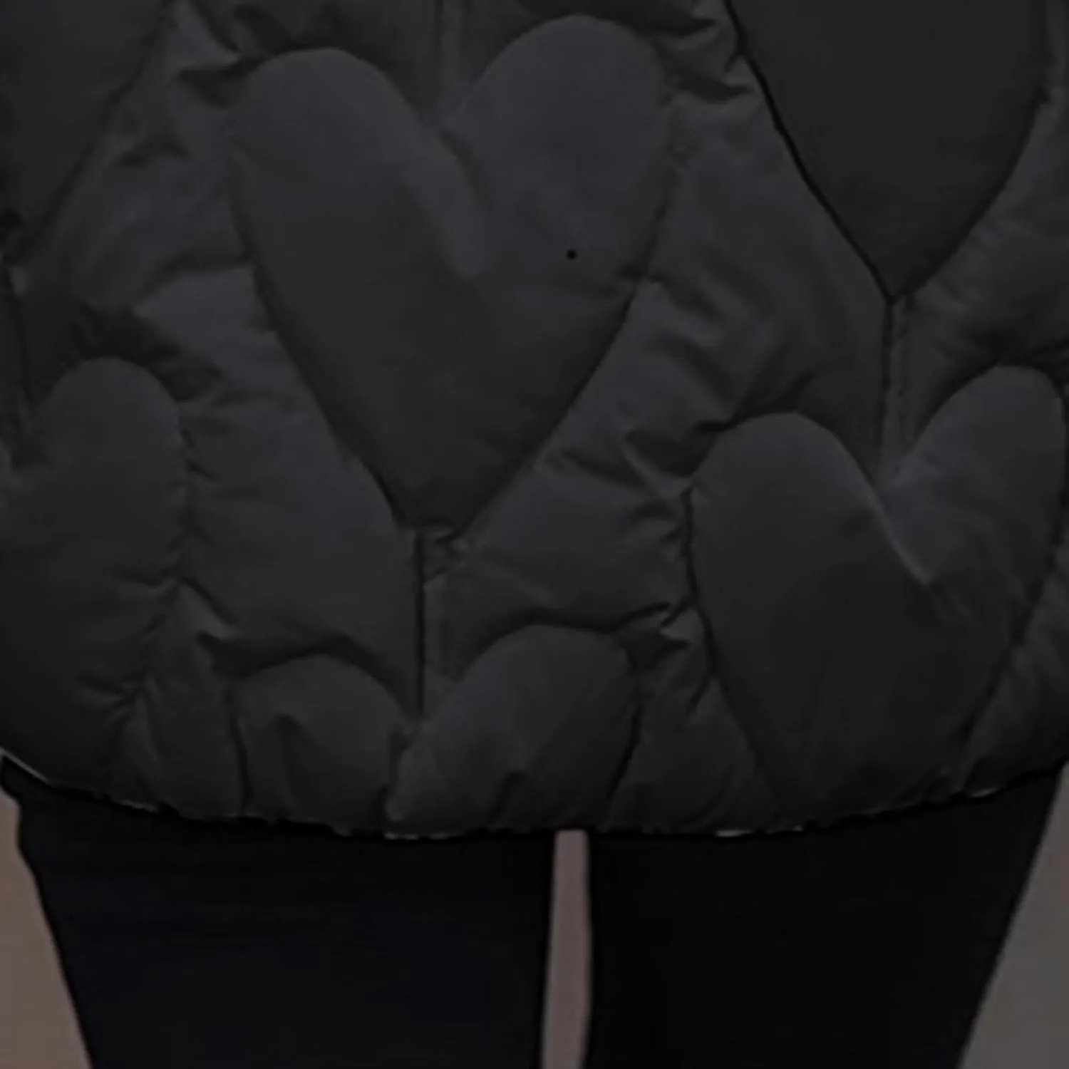 Winter Thick Windproof Solid Puffer Coat for Womens Loose Long Sleeve Down Coat with Pockets Zip Up Warm Slim Overcoat