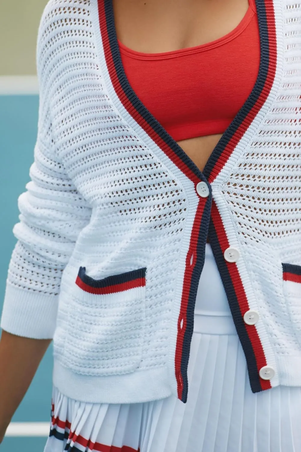 Women Crochet Lightweight Cardigan Cover Up Open Front Long Sleeve Summer Cardigans