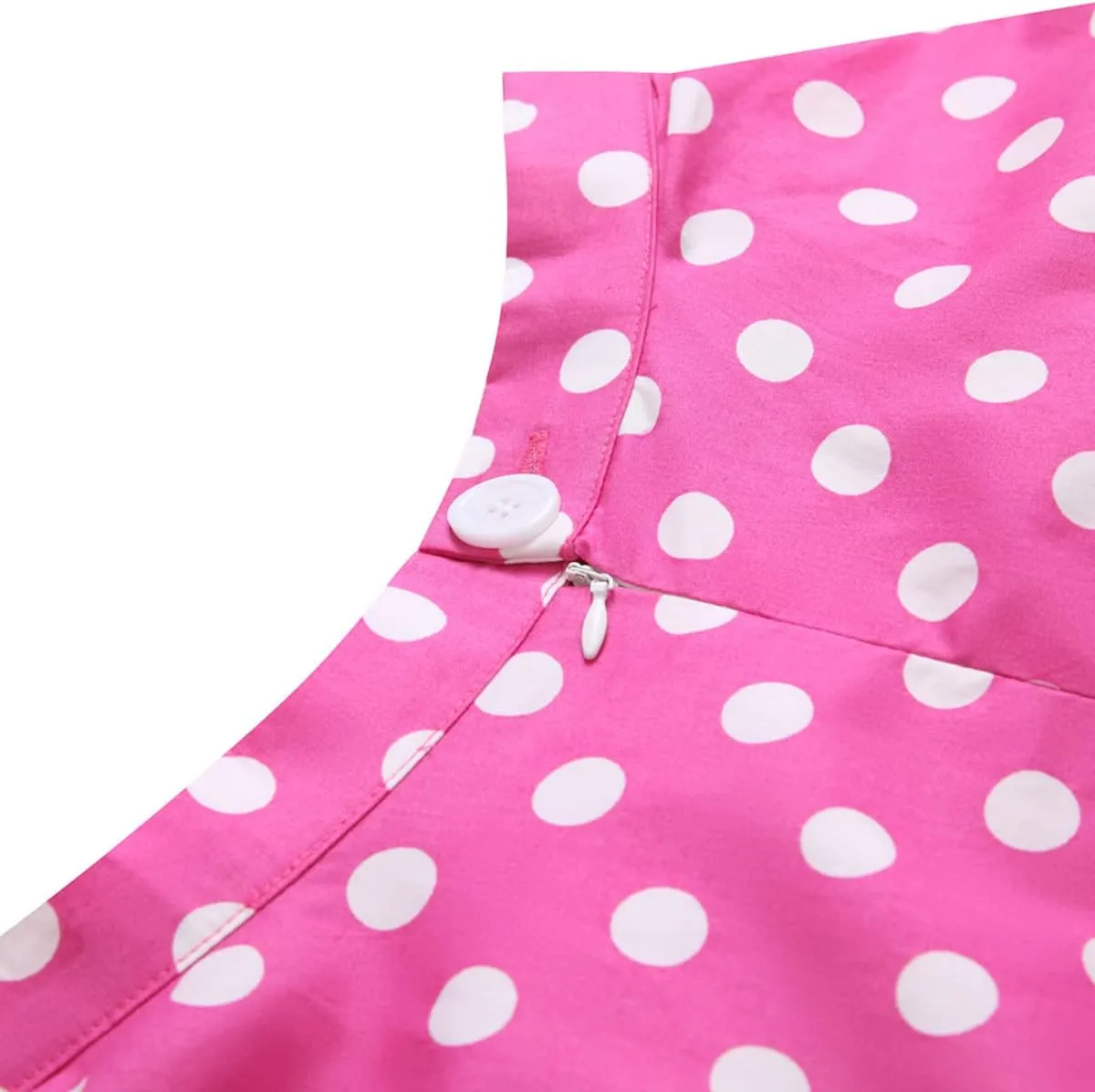 Women Elegant Pleated Vintage Floral Midi Skirt Ladies 50's 60's Polka Dot A Line Flared Skirts Knee Length Skater Skirt