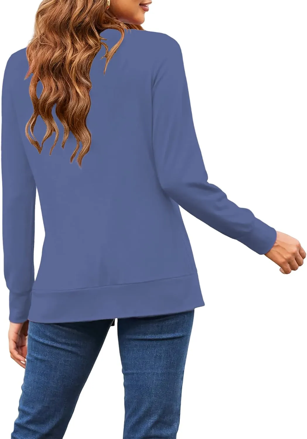 Womens Casual Lightweight Long Sleeve Cardigan Flowy Soft Open Front Knit Cardigan Sweaters