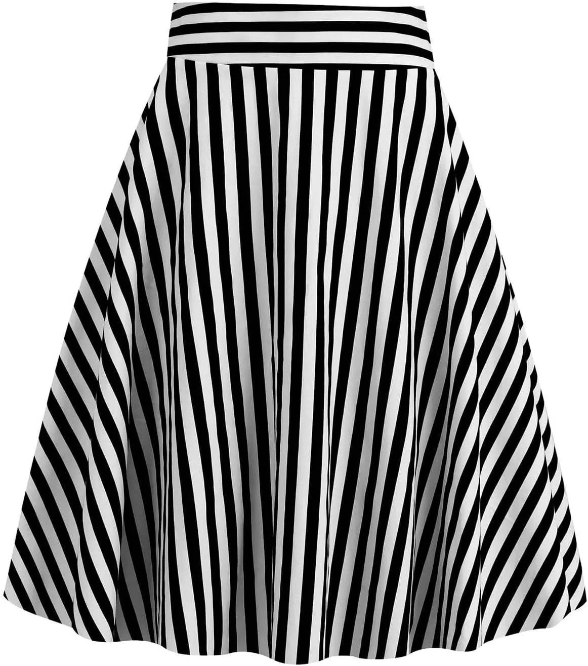 Womens Midi Skirts Stylish Plaid Pleated Skirt Waist Shaping A Line Skirt Womens Midi Skirts