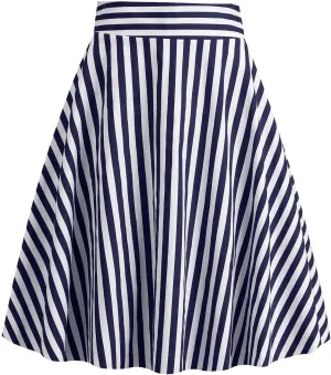 Womens Midi Skirts Stylish Plaid Pleated Skirt Waist Shaping A Line Skirt Womens Midi Skirts