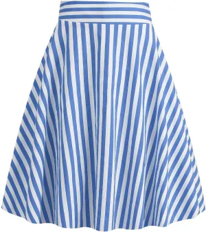 Womens Midi Skirts Stylish Plaid Pleated Skirt Waist Shaping A Line Skirt Womens Midi Skirts