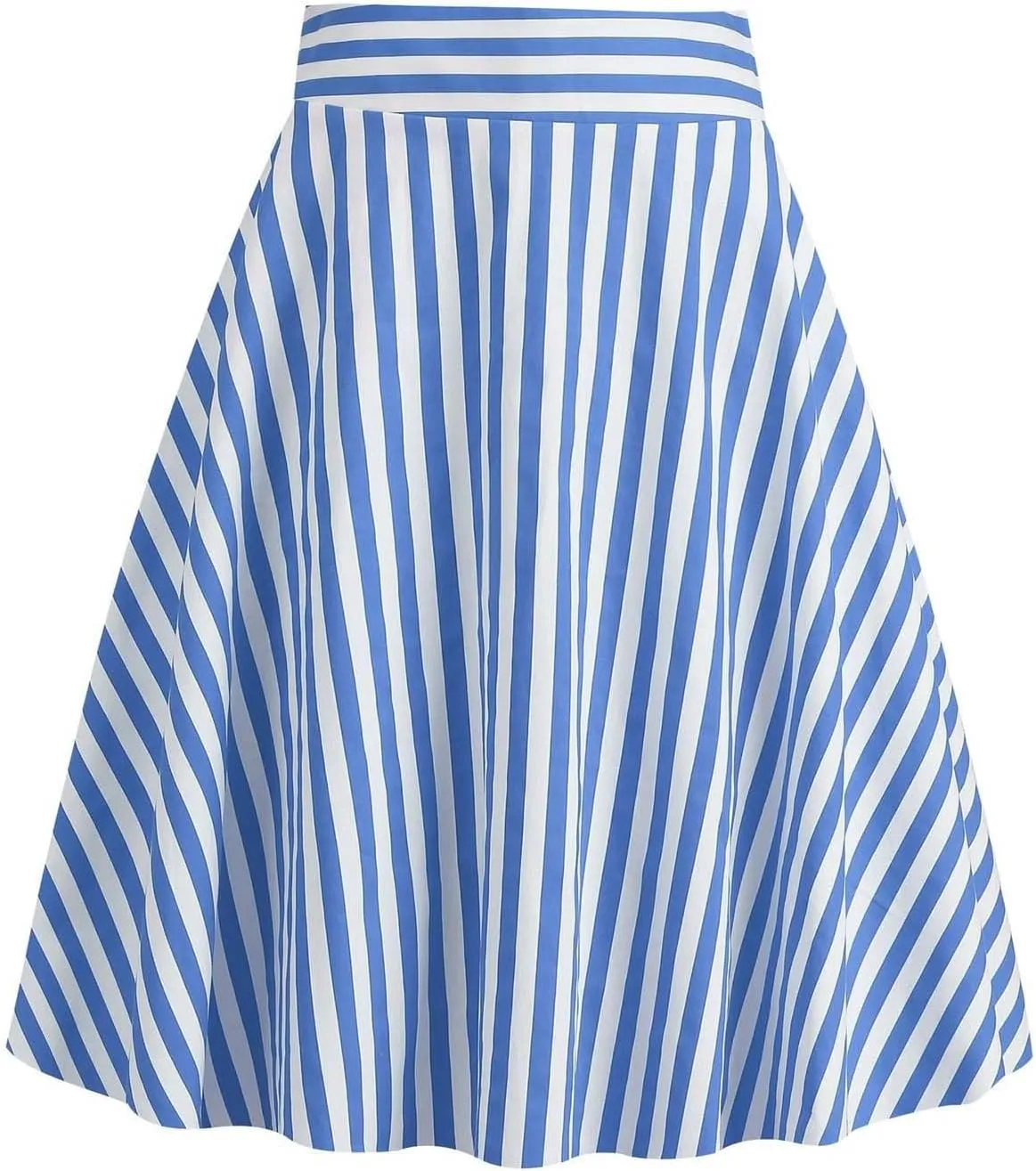 Womens Midi Skirts Stylish Plaid Pleated Skirt Waist Shaping A Line Skirt Womens Midi Skirts