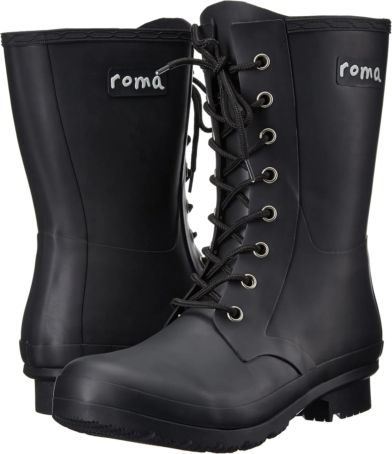 Women's Rain Boots EPAGA by Roma Boots, Versatile Vegan Rubber Rain Shoes, Comfortable Rain Boot, Waterproof Rain Shoes with Quick Dry Super Soft Lining - US Sizes