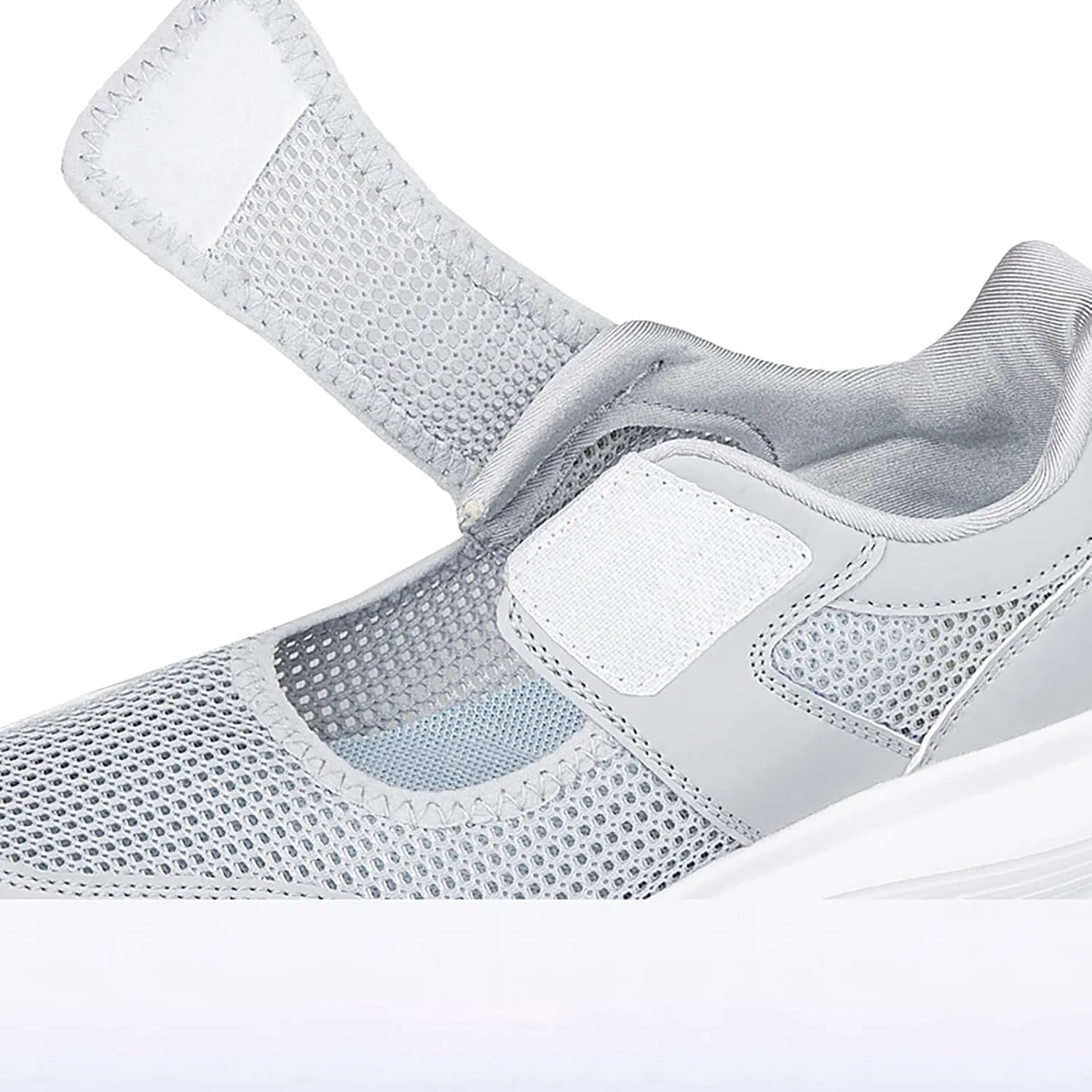 Women's Soft Orthopedic Shoes Breathable Woven Go Walking Slip On Foam Shoes Arch Support Hands Walking Casual Shoes