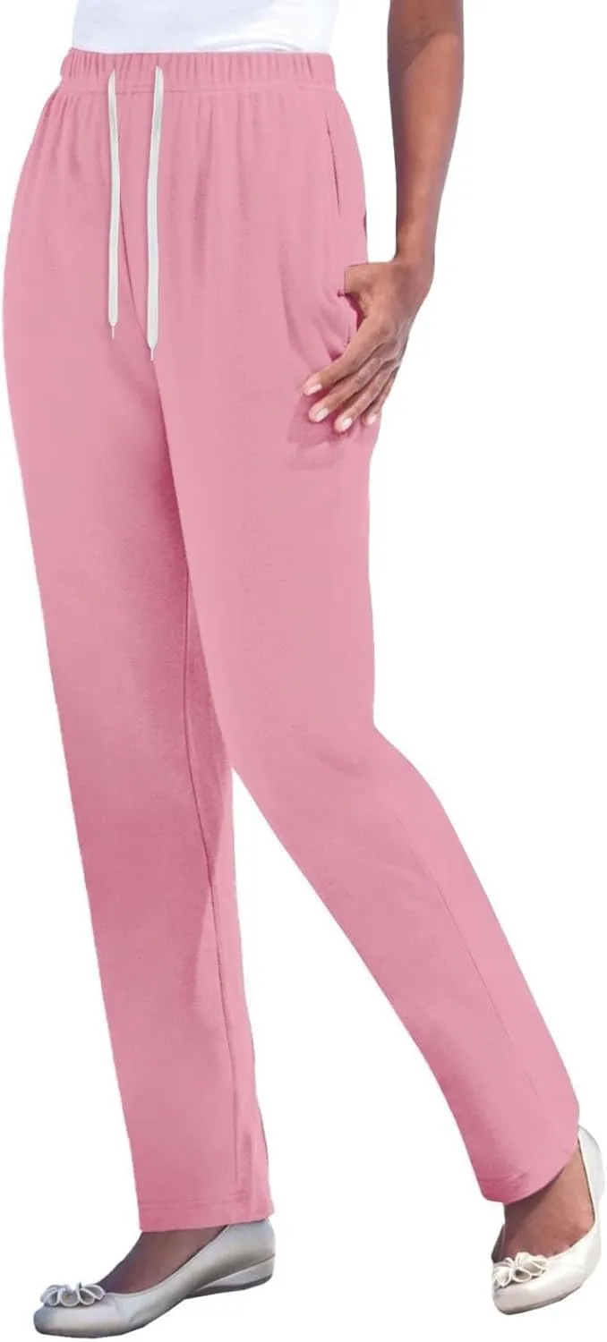 Womens Work Casual Trousers 2025 Trendy Solid Color Straight Leg Pants Going Out Beach Playing Cozy Lounge Sweatpants
