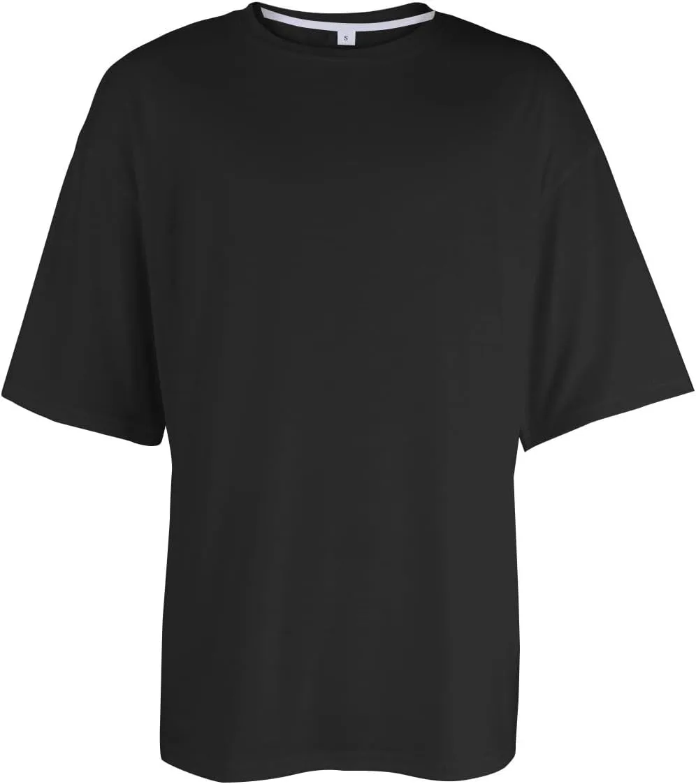Ymosrh Men's Solid Color T-Shirts Summer Tee Tops Round Neck Short Sleeve T Shirt Tops Shirts, S-5XL
