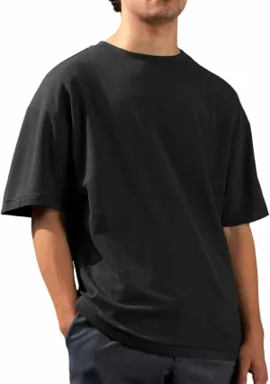 Ymosrh Men's Solid Color T-Shirts Summer Tee Tops Round Neck Short Sleeve T Shirt Tops Shirts, S-5XL