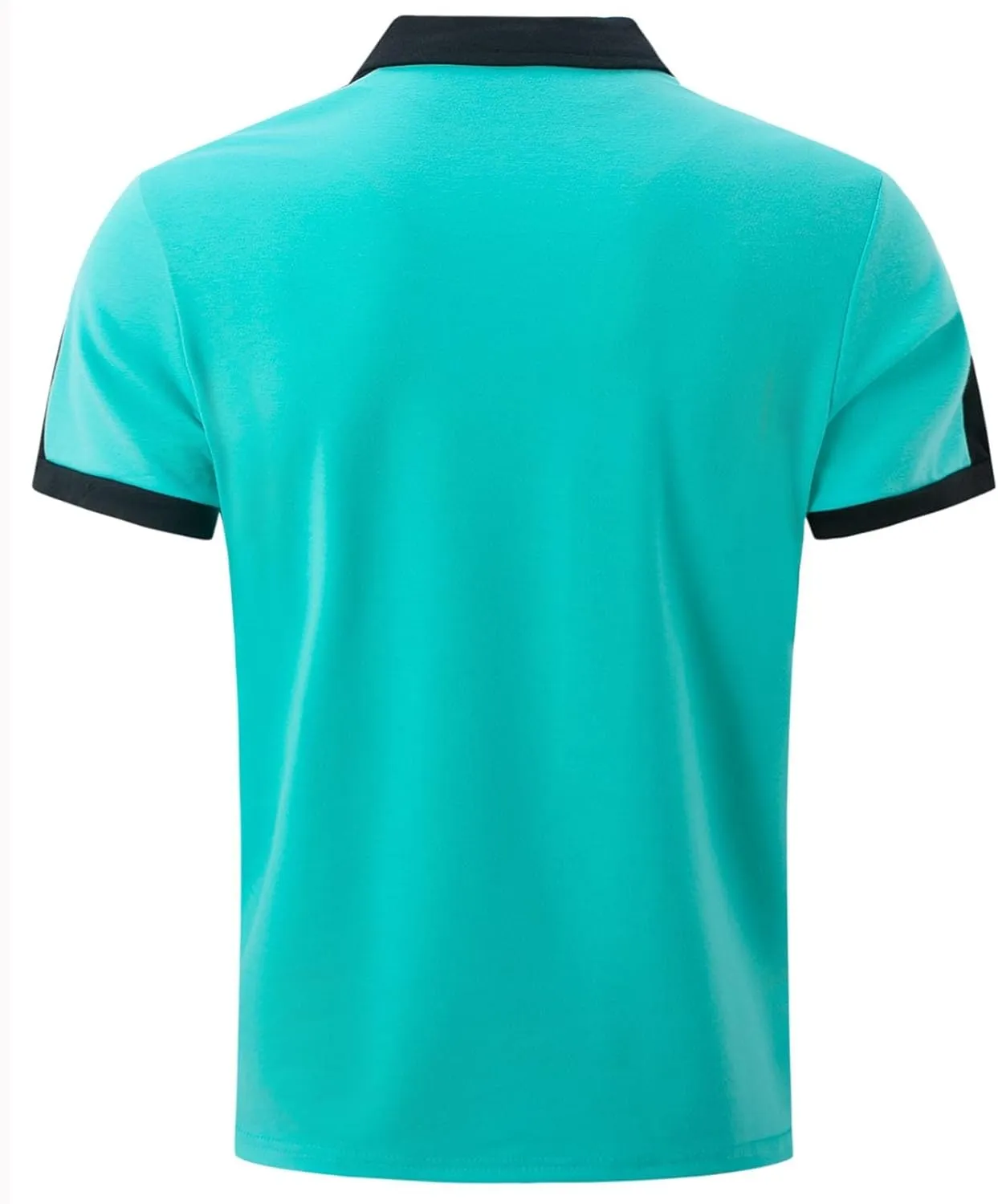 Zeiyignr Mens Polo Shirts Short Sleeve Moisture Wicking Golf Polo Athletic Collared Shirt Tennis T-Shirt Summer Work Tops