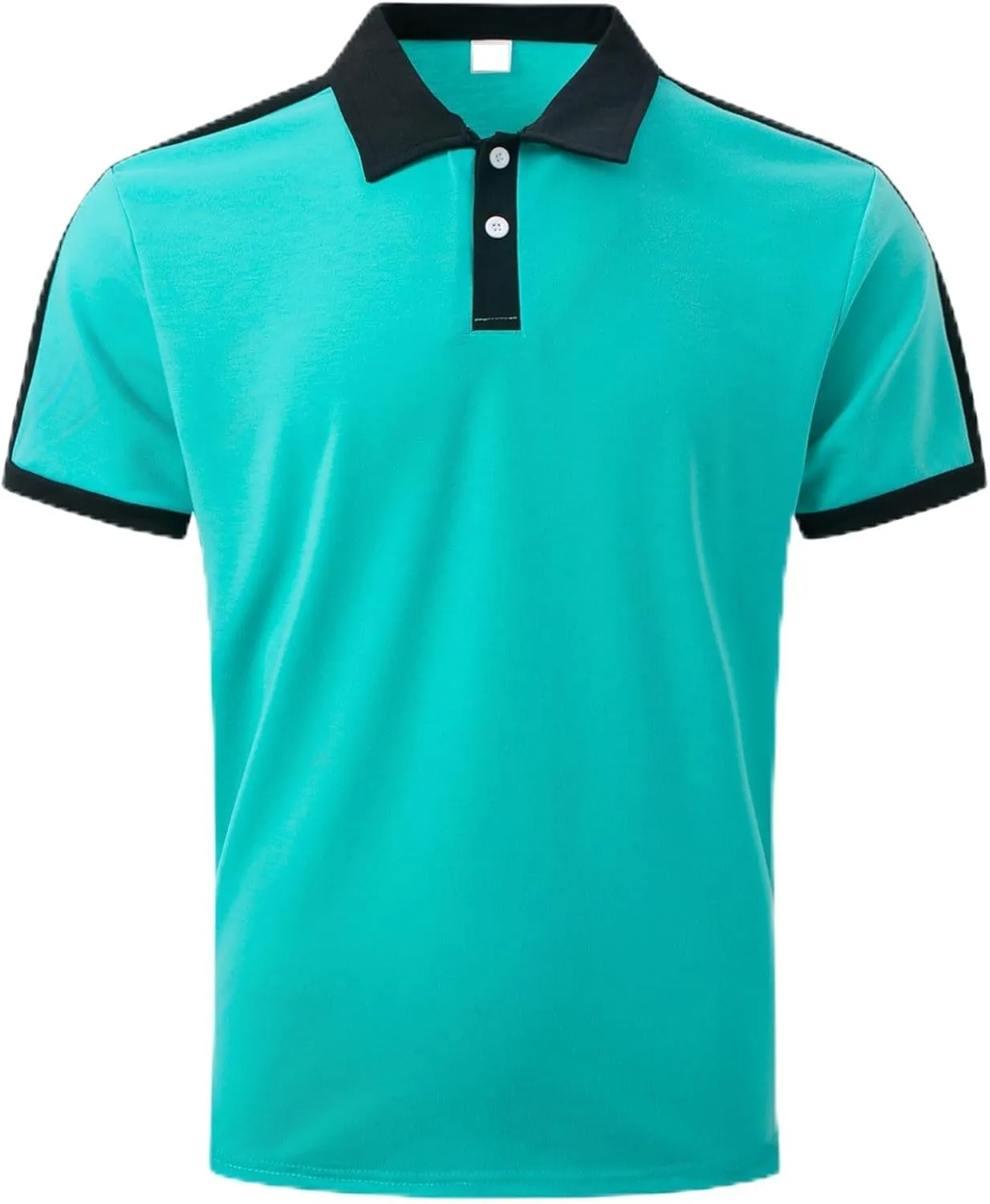 Zeiyignr Mens Polo Shirts Short Sleeve Moisture Wicking Golf Polo Athletic Collared Shirt Tennis T-Shirt Summer Work Tops